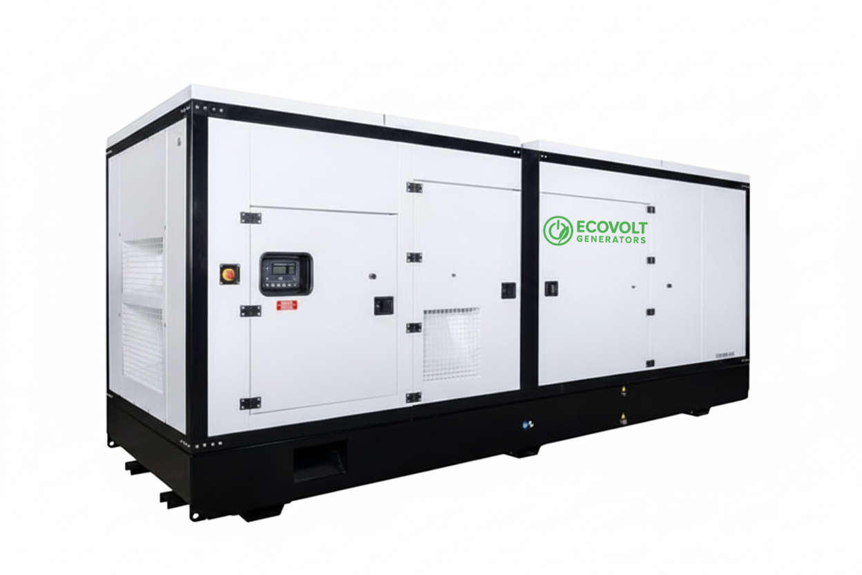 Commercial industrial Diesel generator system installed at golf course